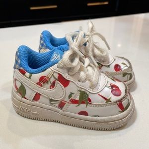 Baby Girl Toddler Air Force 1 LV8 Cherry Picnic Shoes